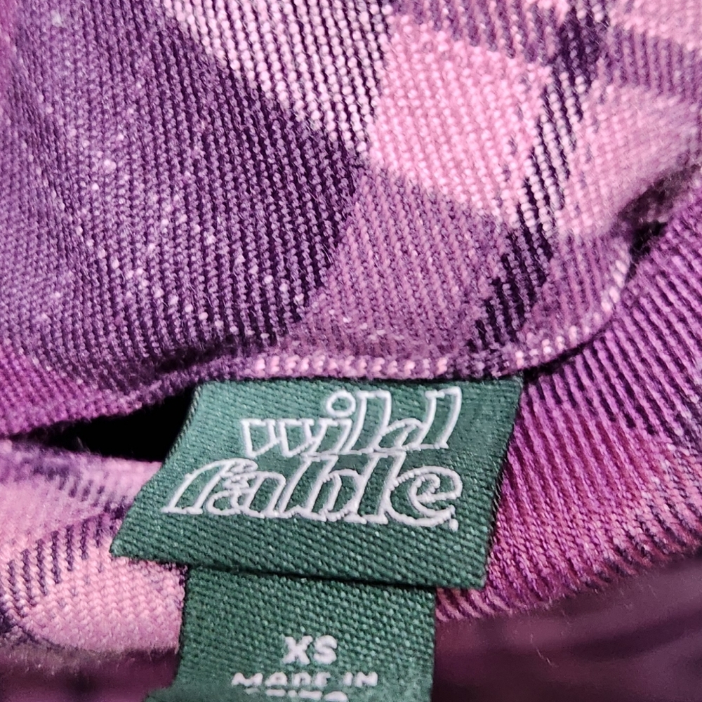 Wilde Fable Purple Plaid skirt - Picture 5 of 5